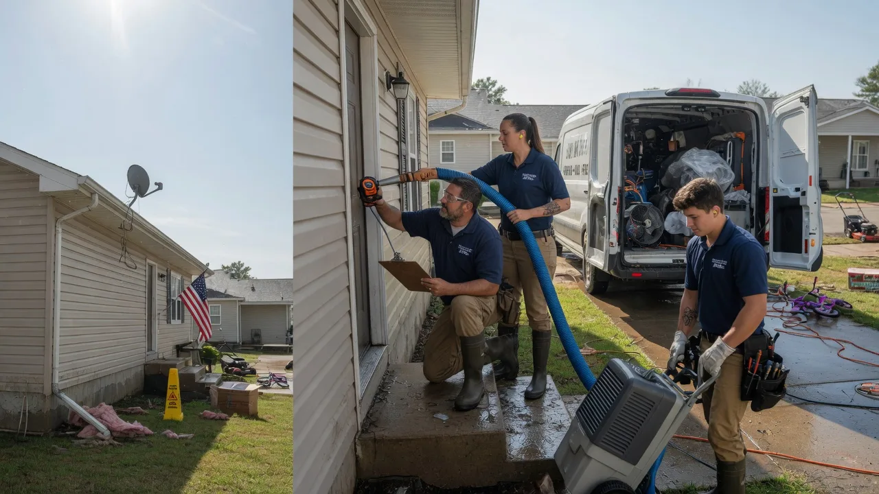 Ceiling Water Damage Restoration in Oakwood, OK near me